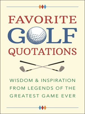 cover image of Favorite Golf Quotations